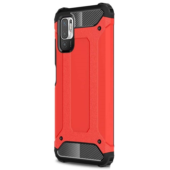 CaseUp Xiaomi Redmi Note 10 5G Kılıf Tank Kırmızı 2